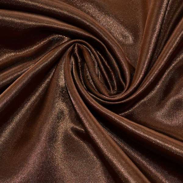 Атлас коричневий шоколадний ш.150 оптом