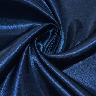Атлас синий темный ш.150 оптом