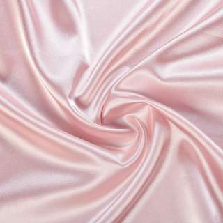 Атлас стрейч шамус молочно-рожевий, ш.150 оптом