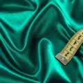 Атлас стрейч шамус изумрудно-зеленый, ш.150 оптом