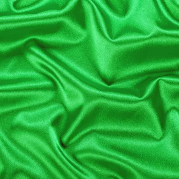 Атлас стрейч шамус зелений яскравий, ш.150 оптом