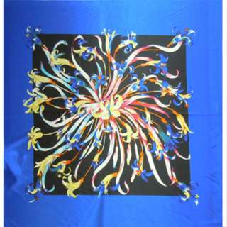Атлас стрейч сине-черный раппорт в цветы ш.120 оптом