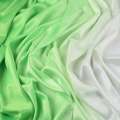Атлас стрейч салатово-белый радуга ш.120 . оптом