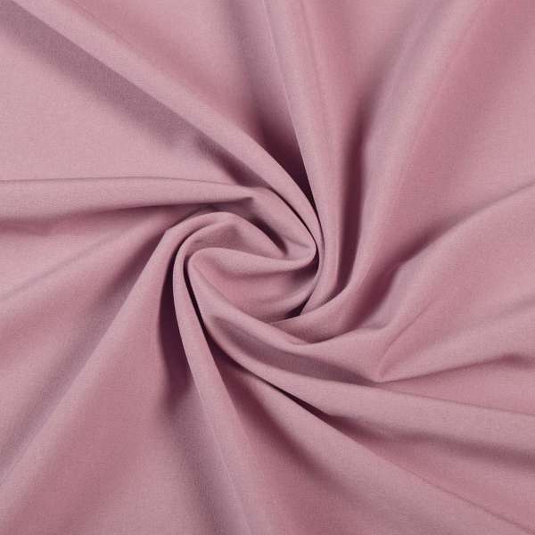 Ткань костюмная бистрейч розово-серая ш.150 оптом