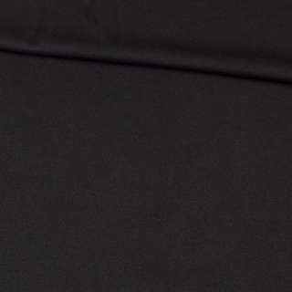 Тканина костюмна бістрейч чорна (виворіт твил) ш.150 оптом