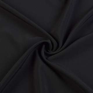 Ткань костюмная бистрейч черная, ш.150 оптом
