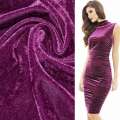 Велюр стрейч сиреневый ш.160 оптом