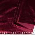 Велюр стрейч бордовый (спелая вишня) ш.170 оптом