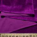 Велюр стрейч фиолетовый светлый, ш.168 оптом