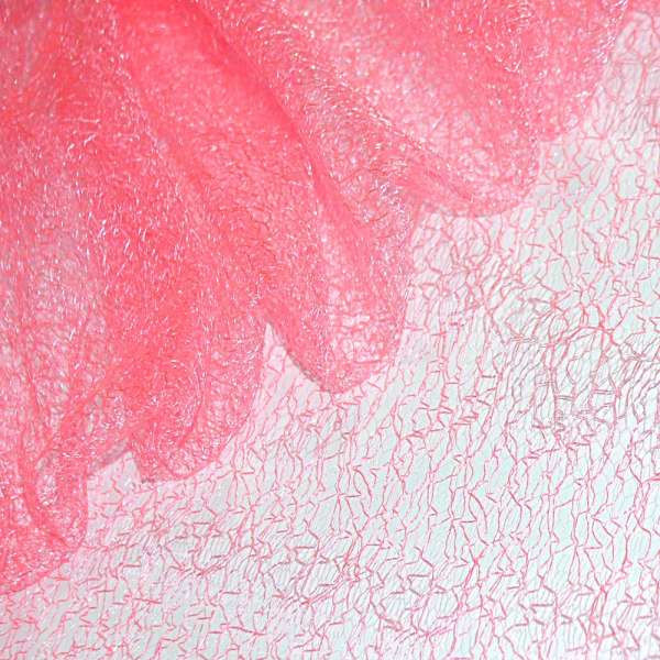 Гипюр-паутинка розовая неоновая ш.150 оптом