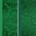 Кружевное полотно стрейч зеленое веточка с цветами ш.156 оптом