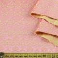 Жаккард стрейч хлопковый розово-салатовый узор ш.133 оптом