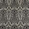 Жаккард молочно-черный вензель ш.145 оптом