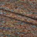 Костюмна тканина меланж з різнокольоровими нитками рудий, ш.150 оптом