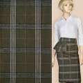 Шотландка * оливковая в черно-молочную клетку ш.142 (2 сорт) оптом