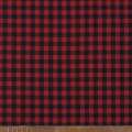 Шотландка в черно-красную клетку 1см, ш.145 оптом