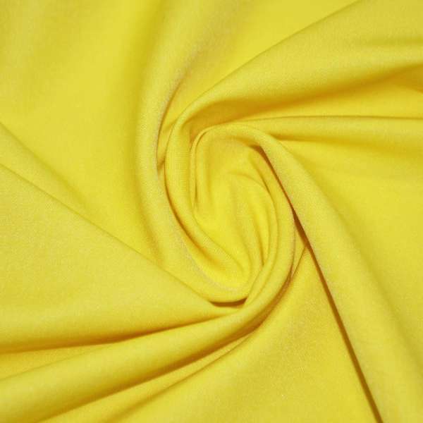 Котон стрейч костюмний жовтий ш.150 оптом