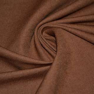 Котон стрейч костюмний коричнево-рудий ш.150 оптом