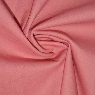 Коттон стрейч костюмный кораллово-розовый ш.150 оптом