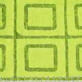 Кружево лаймовое нашитые квадраты из ткани на сетке ш.140 оптом