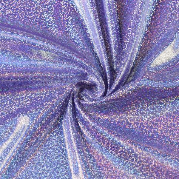 Трикотаж фіолетовий з сріблястою голограмою ш.150 оптом
