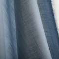 Льон стрейч з бавовною сіро-блакитний ш.145 оптом