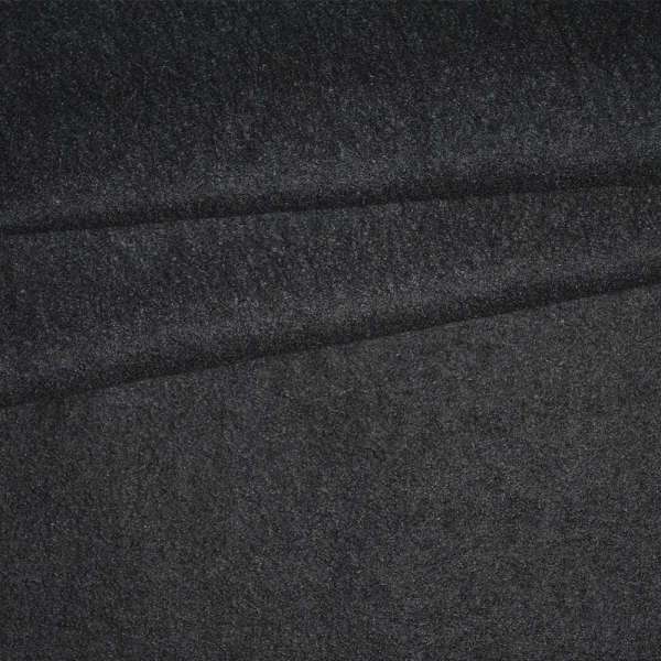 Лоден букле дрібне пальтово-костюмний чорний з синім відтінком, ш.150 оптом