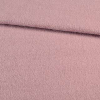 Лоден мохер пальтовый розовый с бежевым оттенком, ш.157 оптом