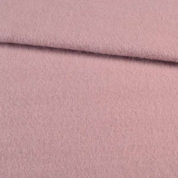 Лоден мохер пальтовый розовый с бежевым оттенком, ш.157 оптом