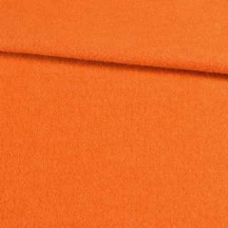 Лоден мохер пальтовый оранжевый, ш.155 оптом