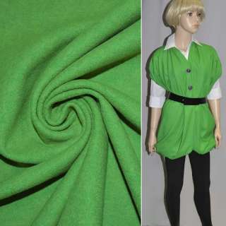Лоден костюмный зеленый весенний, ш.150 оптом