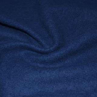 Лоден букле дрібне пальтово-костюмний синій, ш.153 оптом