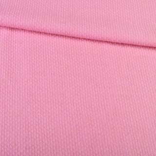 Лоден букле пальтово-костюмний фактурна смуга рожевий, ш.153 оптом