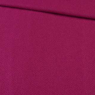 Лоден букле пальтово-костюмный фактурная полоса пурпурный маджента, ш.153 оптом