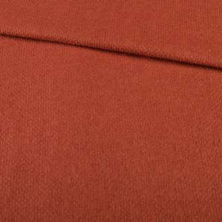 Лоден букле пальтово-костюмный фактурная полоса терракотовый, ш.149 оптом