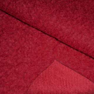Лоден букле крупное пальтовый красный, ш.153 оптом