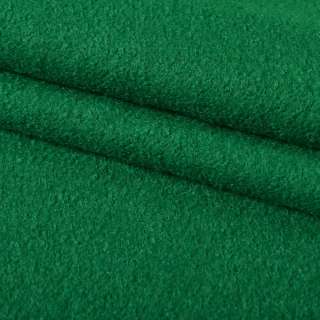 Лоден букле мелкое пальтово-костюмный зеленый, ш.150 оптом