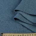 Лоден мохер диагональ пальтовый сине-серый, ш.155 оптом