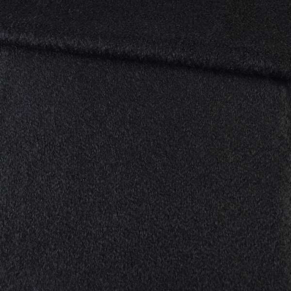 Лоден букле крупное пальтовый с ворсом стриженным черный, ш.150 оптом