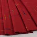 Тканина пальтова червона з кольоровими нитками ш.150 оптом