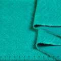 Пальтовая ткань с ворсом стриженым елочка зигзаг бирюзовая, ш.150 оптом