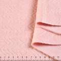 Пальтовая ткань с ворсом стриженым елочка зигзаг розовая, ш.150 оптом