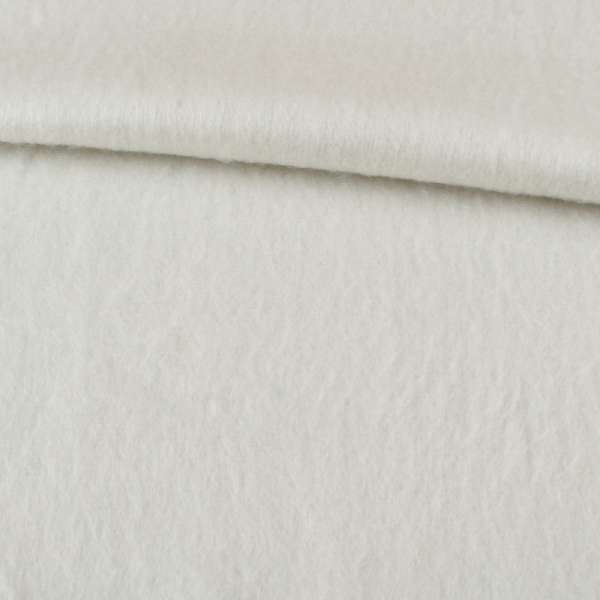 Пальтова тканина з ворсом молочна, ш.155 оптом