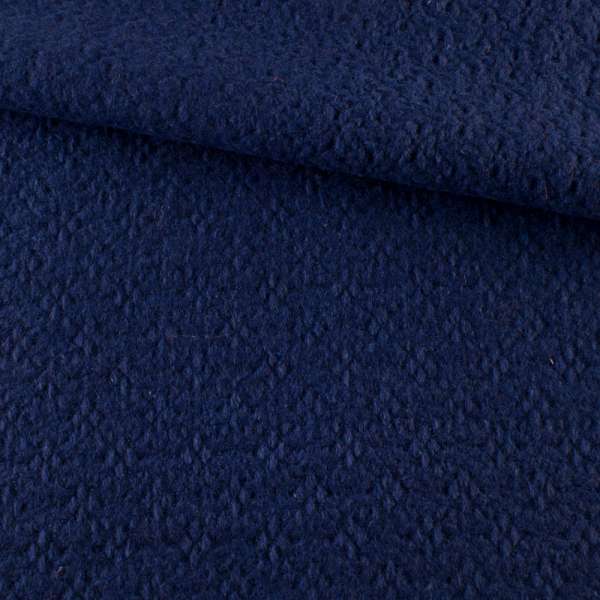 Жакард пальтовий зірочка синій, ш.150 оптом