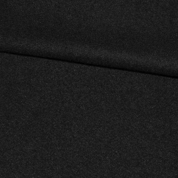 Пальтова тканина 2-х-стор. чорна, ш.150 оптом