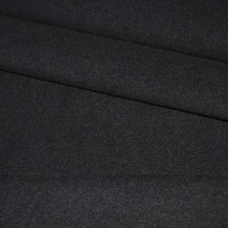 Пальтова тканина 2-х-стор. чорна, ш.150 оптом