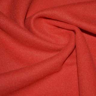 Пальтова тканина на трикотажній основі червона, ш.157 оптом