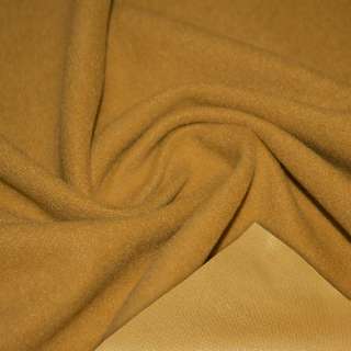 Пальтовая ткань на трикотажной основе мандариновая темная, ш.158 оптом