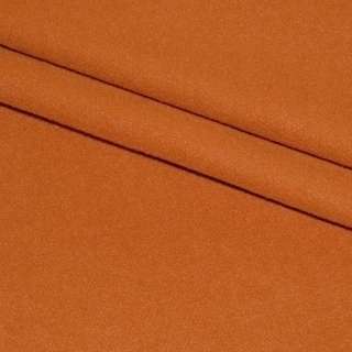 Пальтовая ткань на трикотажной основе оранжево-рыжая, ш.160 оптом