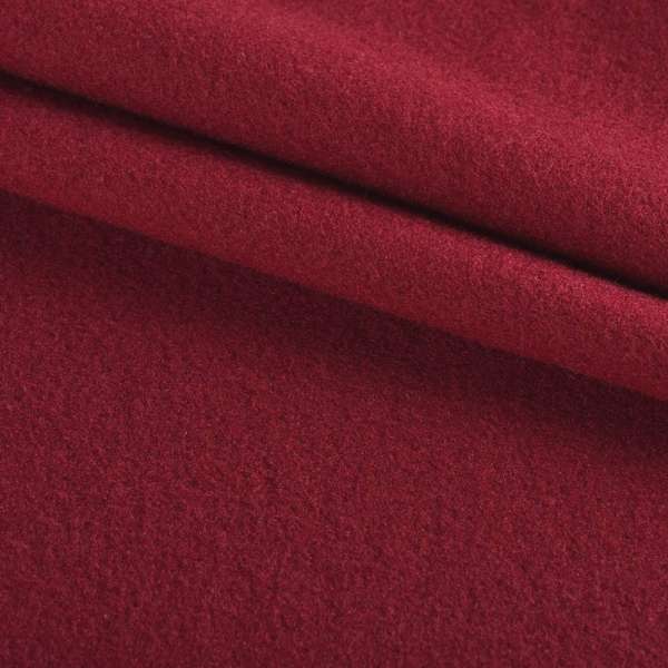 Пальтова тканина на трикотажній основі бордова, ш.160 оптом
